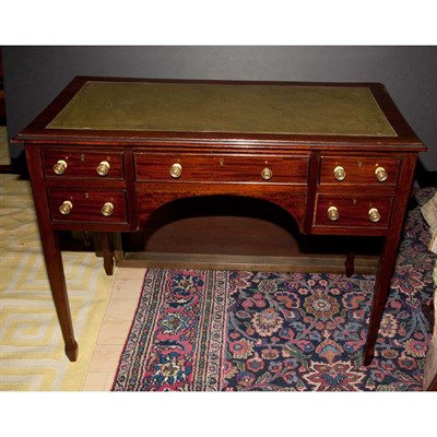 Lot 220 - George III Style Mahogany Desk Height 30...