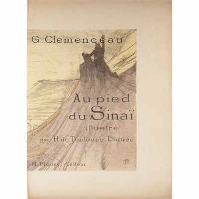 Lot 339 - [TOULOUSE-LAUTREC, HENRI DE] CLEMENCEAU,...