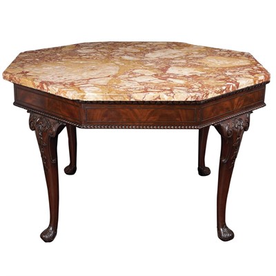 Lot 214 - Irish George II Style Mahogany Center Table...