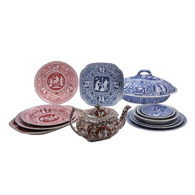 Lot 541 - Assembled Spode Stoneware Dinner Service...
