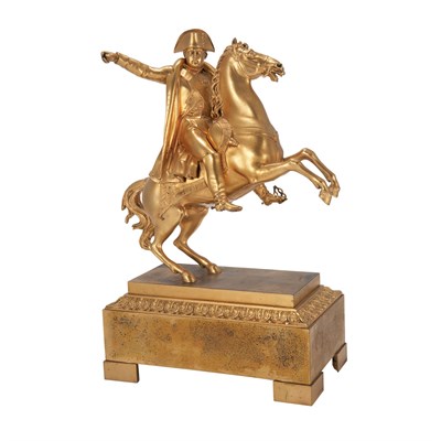 Lot 516 - Empire Gilt-Bronze Figure of Napoleon 19th...