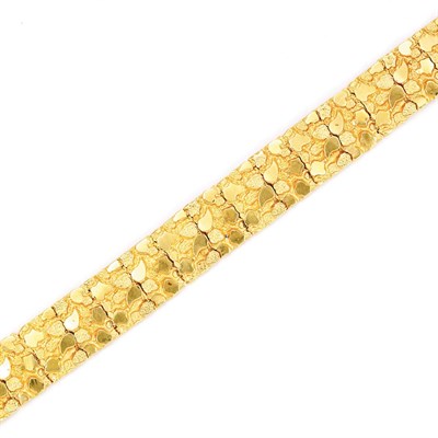 Lot 141 - Nugget Gold Bracelet
