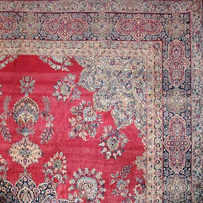 Lot 568 - Kirman Carpet Southeast Persia, second quarter...
