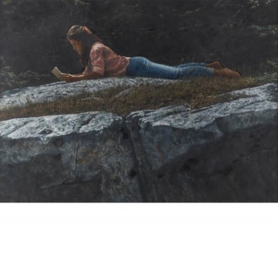 Lot 166 - Allen Blagden American, b. 1938 Repose in...