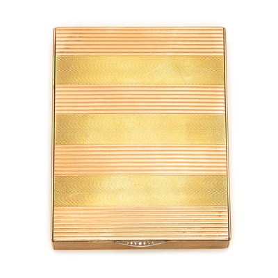 Lot 32 - Two-Color Gold, Platinum and Diamond Box