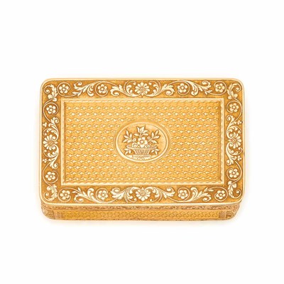 Lot 54 - Antique Gold Box