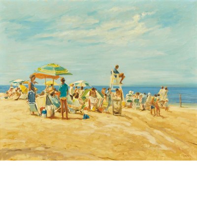 Lot 374 - Marie Stobbe American, 1909-2003 A Day at the...