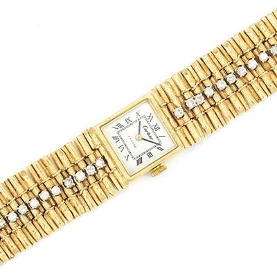 Lot 540 - Gold and Diamond Wristwatch