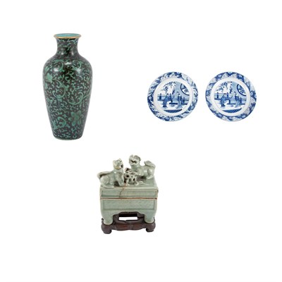 Lot 417 - Group of Four Chinese Ceramic Articles Ming...