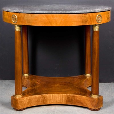 Lot 298 - Empire Style Gilt-Metal Mounted Mahogany...
