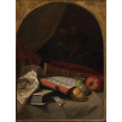 Lot 190 - George W. Platt American, 1839-1899 Still Life...