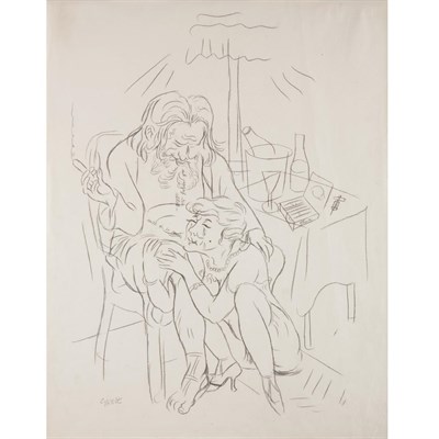 Lot 76 - George Grosz German/American, 1893-1959 I...
