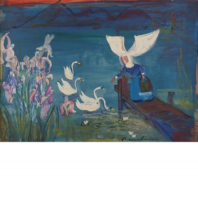 Lot 269 - Ludwig Bemelmans American, 1898-1962 Nuns...