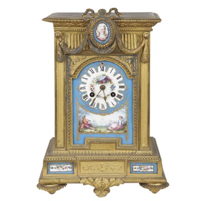 Lot 1258 - Louis XVI Style Gilt-Metal and Porcelain...