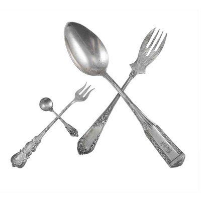 Lot 1190 - Group of American and Continental Silver...