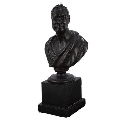 Lot 431 - Continental Bronze Bust 18th Century Depicting...