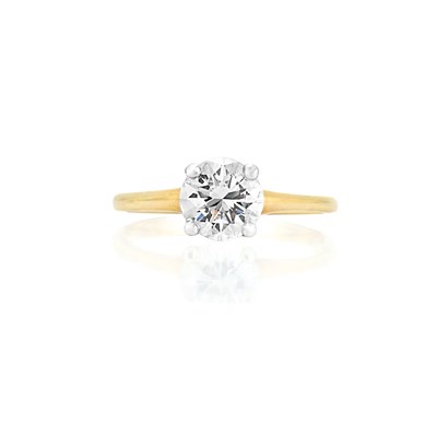Lot 541 - Gold, Platinum and Diamond Ring