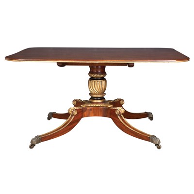 Lot 456 - George III Parcel Gilt Mahogany Breakfast...