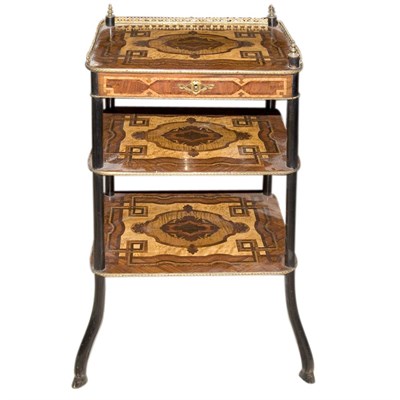 Lot 1138 - Napoleon III Gilt-Metal Mounted Parquetry...