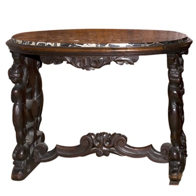 Lot 1360 - Renaissance Style Carved and Dark Stained...