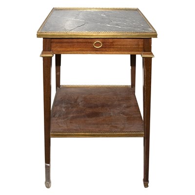 Lot 1409 - Louis XVI Style Gilt-Bronze Mounted Mahogany...
