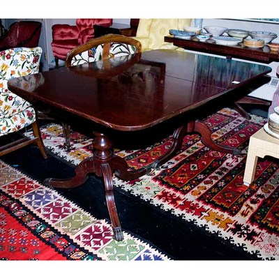 Lot 134 - Georgian Style Mahogany Dining Table With...