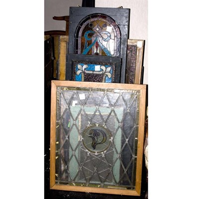 Lot 136 - Group of Eleven Stained Glass Windows
