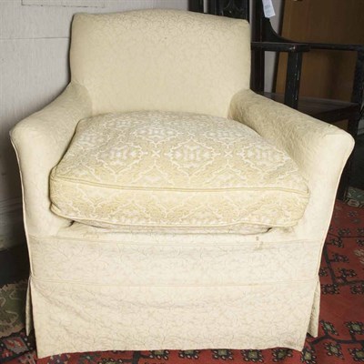 Lot 137 - Upholstered Sofa; Together with an Upholstered...