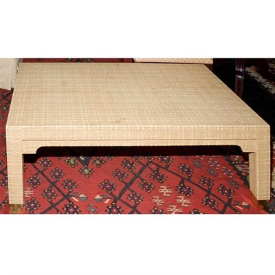 Lot 138 - Painted Low Table Height 15 inches, width 40...