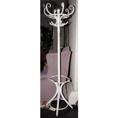 Lot 151 - White Painted Coat Stand