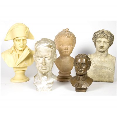 Lot 160 - Group of Eight Figural Busts