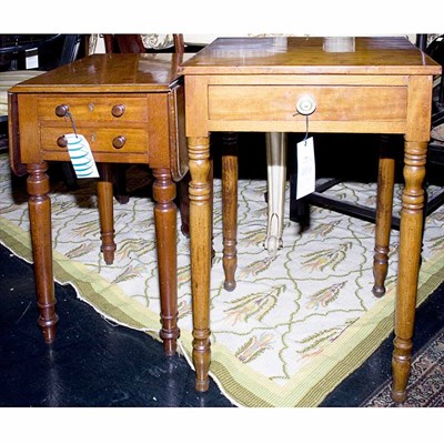 Lot 168 - Two American Mahogany Work Tables