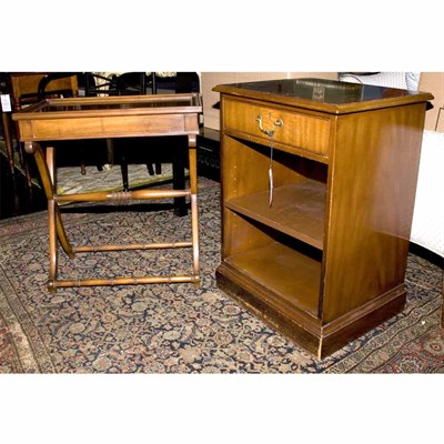 Lot 174 - Two Mahogany Side Tables Height 30 inches,...