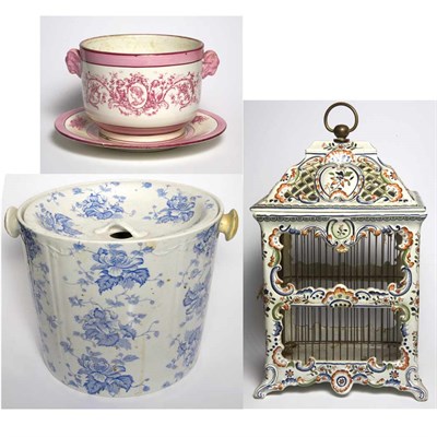 Lot 212 - Group of Seven Pottery and Porcelain Table...