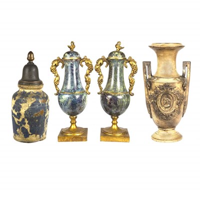 Lot 234 - Group of There Pottery Vessels; Together with...