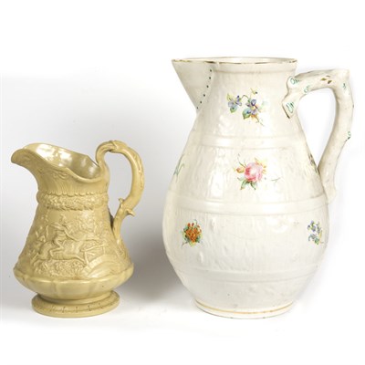 Lot 261 - Group of Four Pottery and Porcelain Jugs