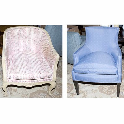 Lot 262 - Two Upholstered Bergeres