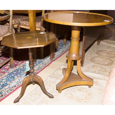 Lot 275 - Group of Three Mahogany Occasional Tables...