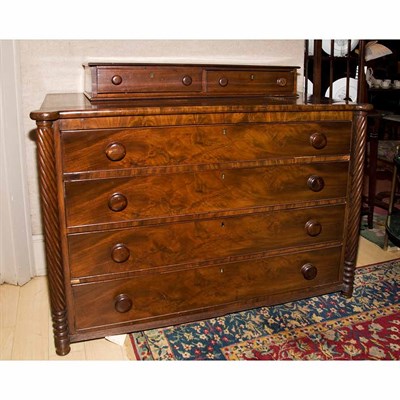 Lot 281 - Classical Style Mahogany Chest of Drawers...