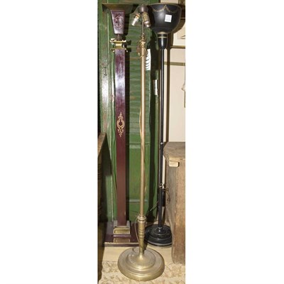 Lot 298 - Group of Six Neoclassical Style Floor Lamps