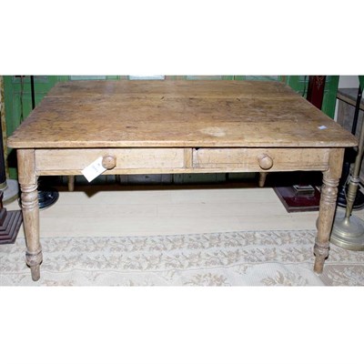 Lot 301 - Country Pine Desk Height 29 inches, width 54...