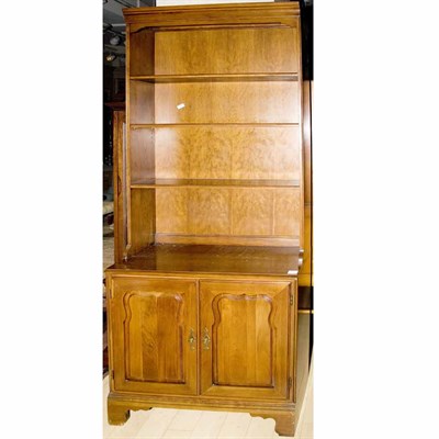 Lot 305 - Georgian Style Mahogany Bookcase Height 6 feet...