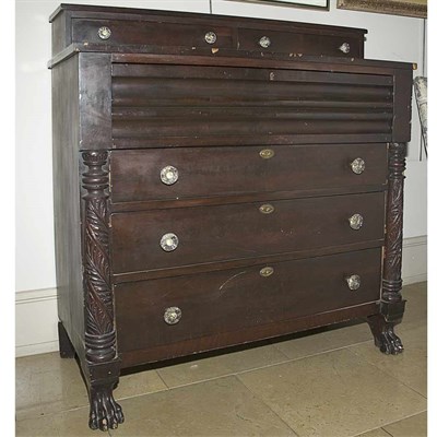 Lot 311 - Classical Style Mahogany Chest of Drawers...
