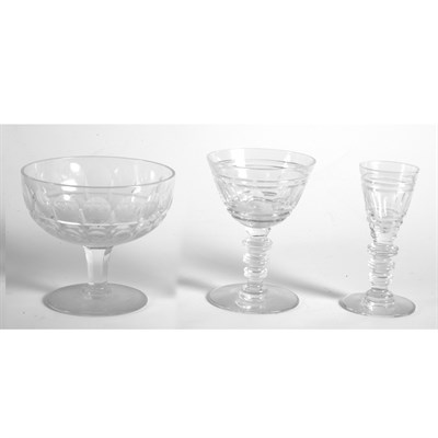 Lot 312 - Miscellaneous Group of Glass Stemware...