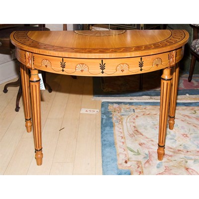 Lot 319 - George III Style Painted Console Height 29...