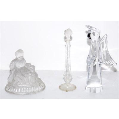Lot 327 - Group of Seven Glass Table Articles