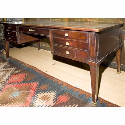 Lot 335 - Provincial Louis XVI Mahogany Writing Table...