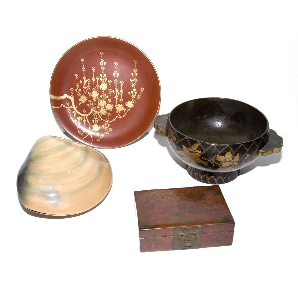 Lot 339 - Group of Eleven Asian Table Articles