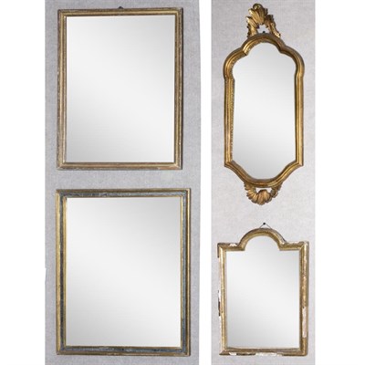 Lot 352 - Group of Four Gilt-Wood Mirrors Height of...