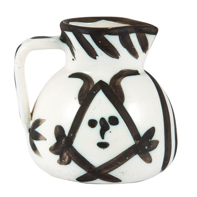 Lot 484 - Pablo Picasso HEAD PITCHER (A.R. 221) Painted...